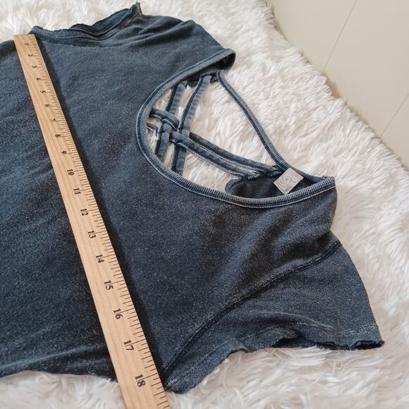 Free People Women’s Asymmetrical Black Soft and Comfy Dress Size Large - Picture 7 of 9